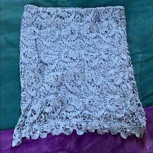 Lace body con skirt